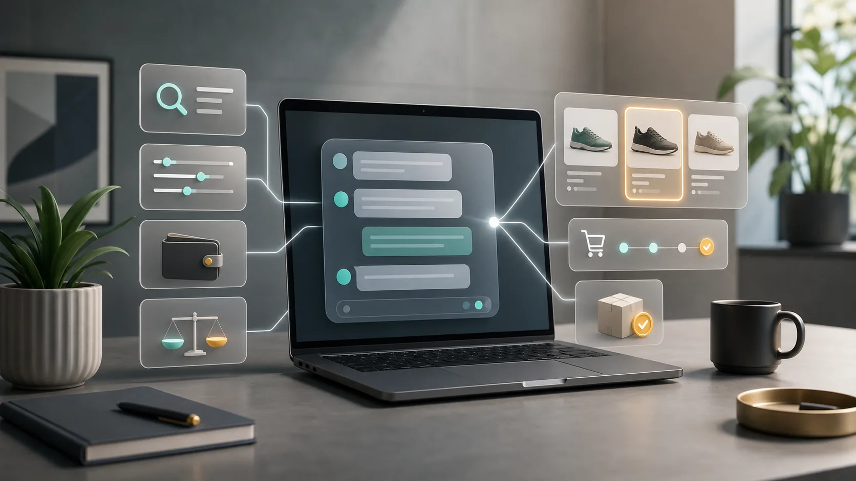 AI assistant conversation turning into high-intent advertising context