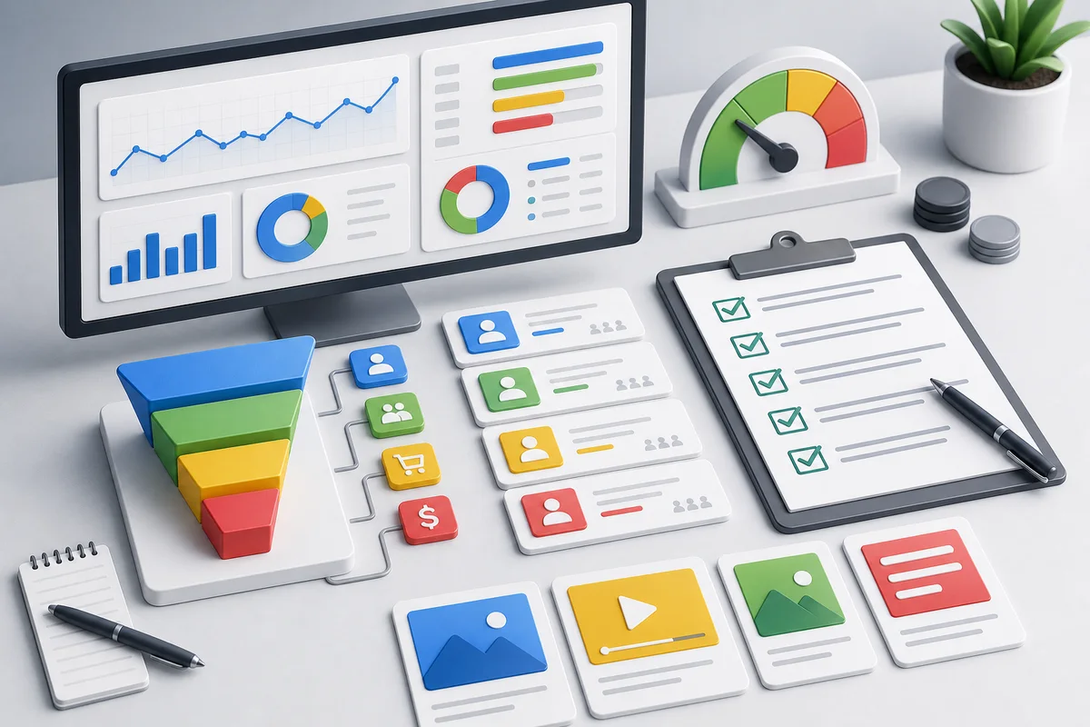Auditing measurement, audiences, conversions, and creative assets before campaign migration